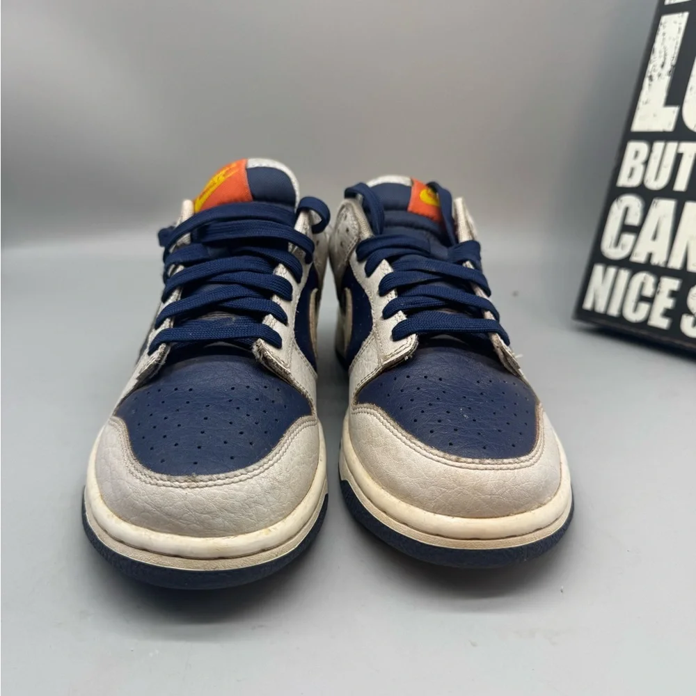Nike Dunk Low UV Reactive Photon Dust Midnight Navy GS Size 6.5Y
